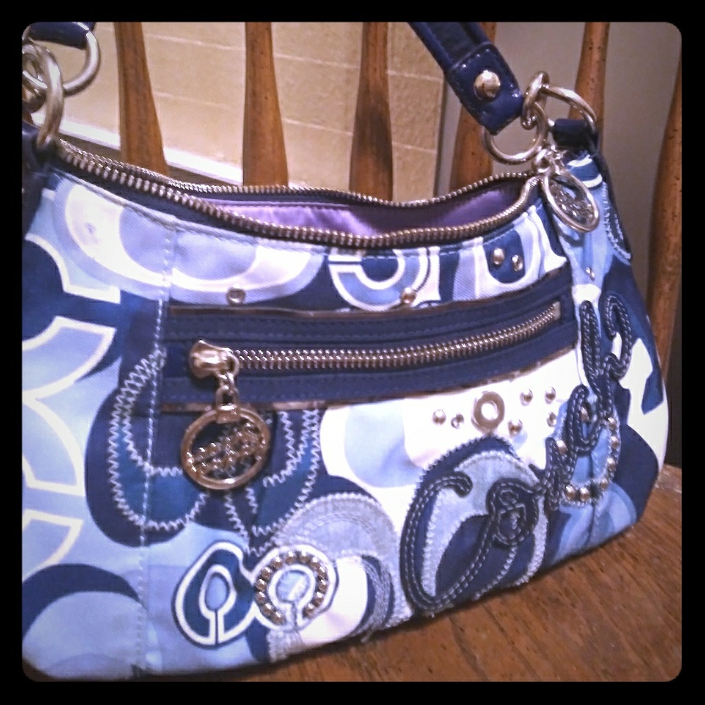 Authentic Coach "poppy" handbag